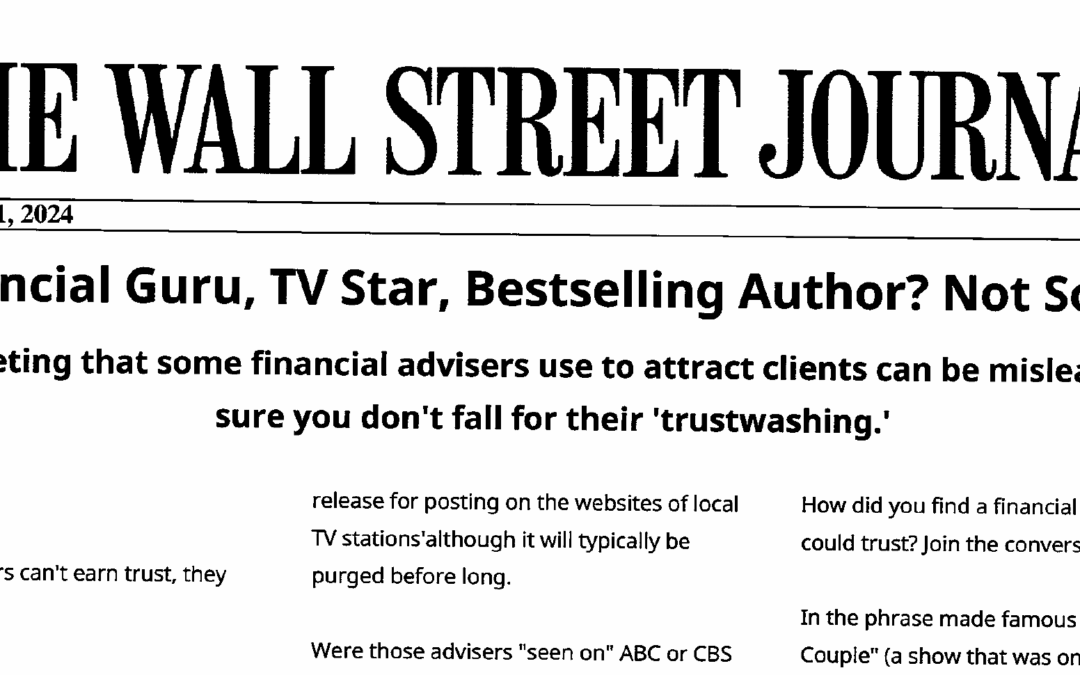 Financial Guru, TV Star, Bestselling Author? Not So Fast